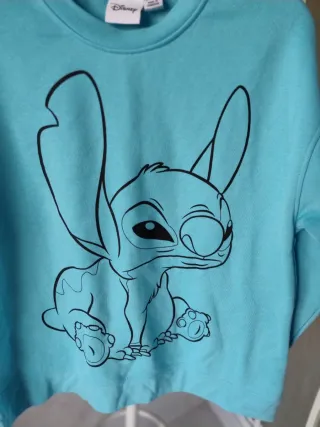 Felpa Disney Stitch Azzurra