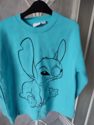 Felpa Disney Stitch Azzurra