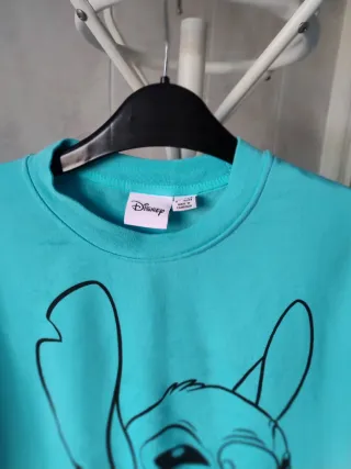 Felpa Disney Stitch Azzurra
