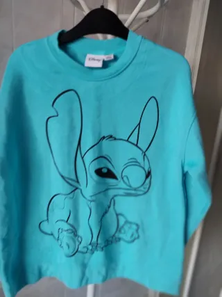 Felpa Disney Stitch Azzurra