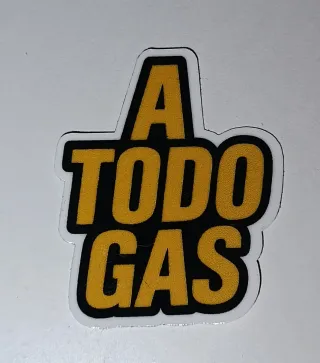 Pegatina A Todo Gas