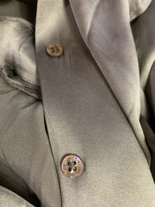 Blusa seda Carolina Herrera marrón