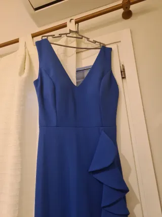 Vestido de fiesta azul talla S