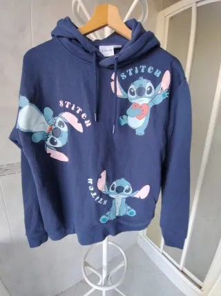 Felpa Stitch Disney Blu