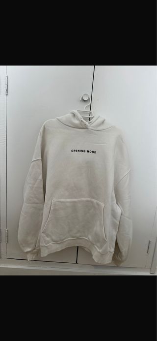 Sudadera OPENING MOOD blanca
