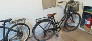 Bicicleta Paseo Vintage Negra