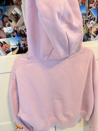 Sudadera corta rosa Looney Tunes