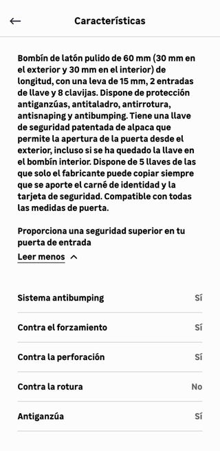 Bombín TESA Tx80 30+30mm Alta Seguridad