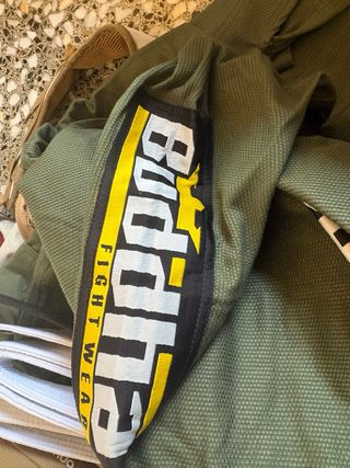 Traje BJJ Buddha Fight Wear Verde Talla A2