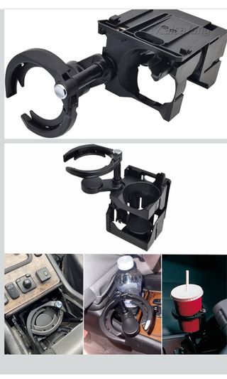 Portavasos giratorio para bebidas, consola central