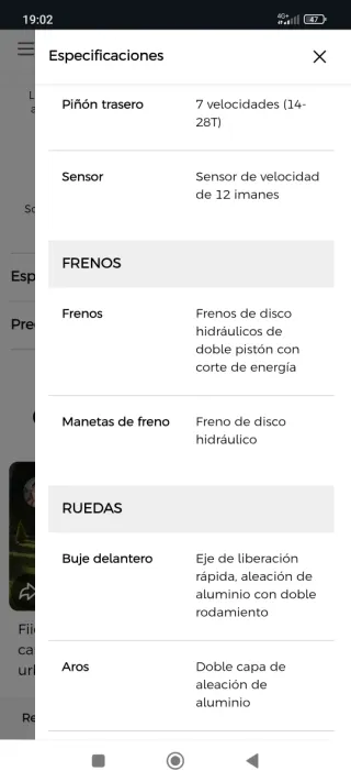 Bicicleta Eléctrica Urbana Fiido