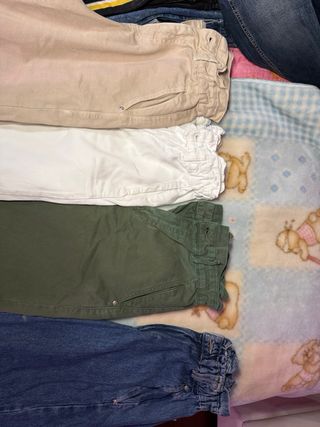 Pantalones 4 de tiro alto