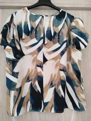 Top manica corta XXL fantasia