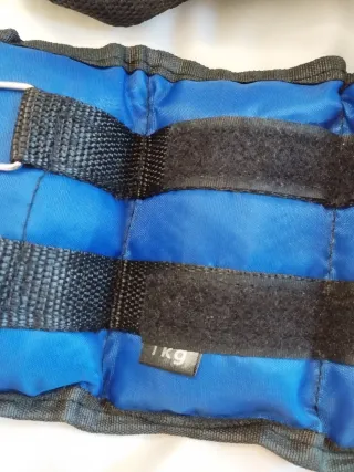 2 Tobilleras de peso 1kg (2 kg)