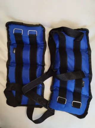 2 Tobilleras de peso 1kg (2 kg)