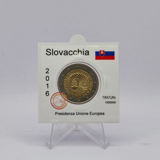 2 Euro Slovacchia 2016 Presidenza UE FDC