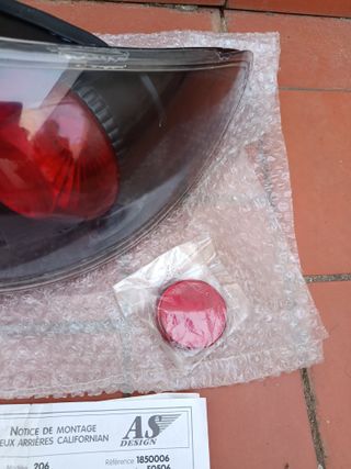 Pilotos Traseros Peugeot 206 Negros