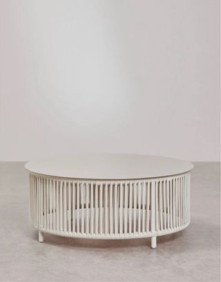 Mesa Sklum Beige/Blanca Metal/Plástico