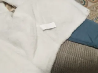 Cazadora azul con pelo