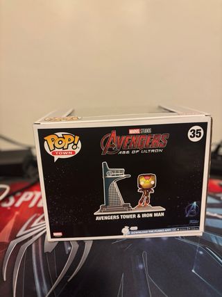 Funko Pop! Town Avengers Tower & Iron Man 35