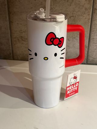 Tazza Hello Kitty con cannuccia