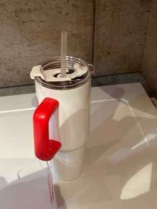 Tazza Hello Kitty con cannuccia