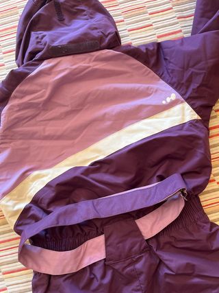 Mono de esquí Wedze 8 años púrpura