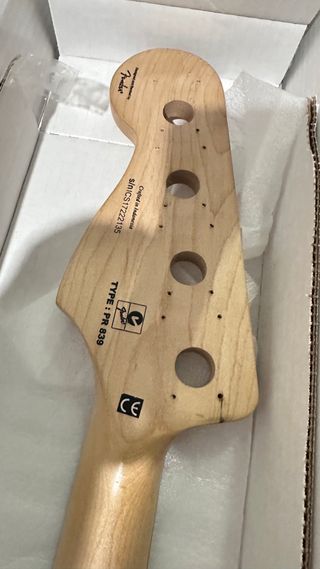 Mastil Fender squier Jazz Bass 4 cuerdas