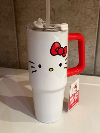 Tazza Hello Kitty con cannuccia