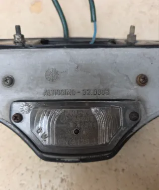 Luce Targa Altissimo 500 Original Epoca Grigio Met