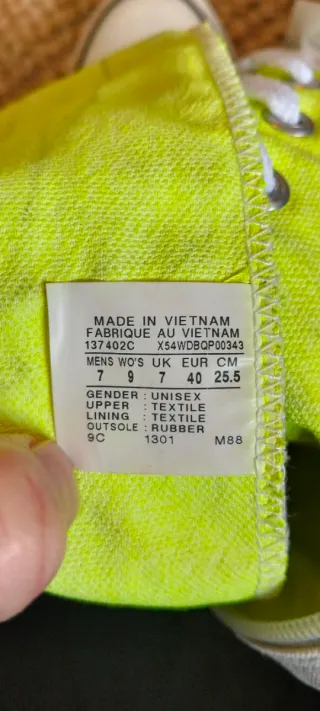 Converse caña alta grises