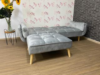 OFERTA LIMITADA Sofá Reclinable con Puff Libre