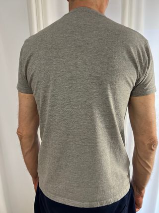 Camiseta gris hombre talla S