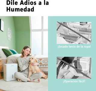 COMFEE’ Deshumidificador 10L para Humedad interior