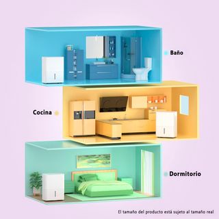 COMFEE’ Deshumidificador 10L para Humedad interior