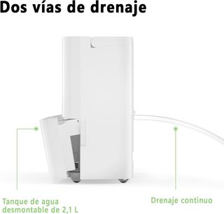 COMFEE’ Deshumidificador 10L para Humedad interior