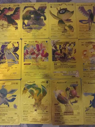 Cartas Pokémon Doradas