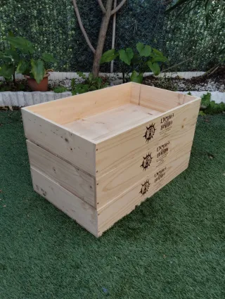 3 Cajas grandes de madera expositores