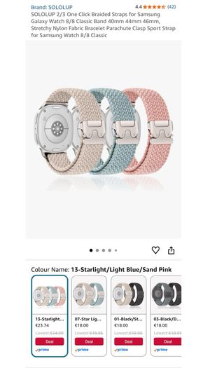 Correas Samsung Galaxy Watch 8