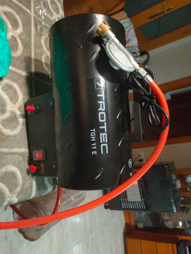 Calentador cañón propano negro