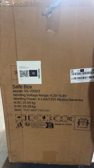 : Caja Fuerte VEVOR SS-700DZ