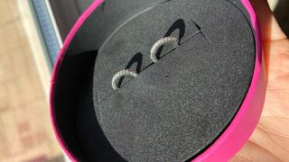 Pendientes de plata con circonitas