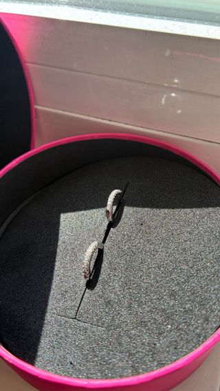 Pendientes de plata con circonitas