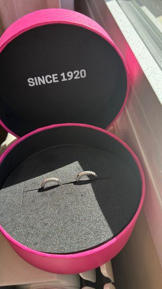 Pendientes de plata con circonitas