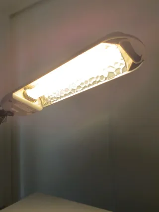 Lámpara Escritorio Flexo Metal y Plástico