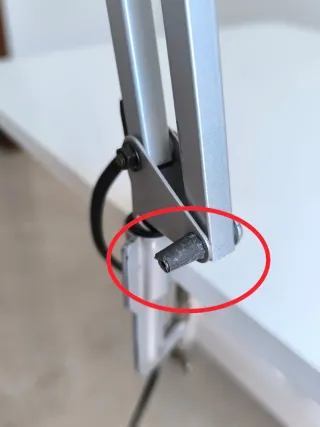 Lámpara Escritorio Flexo Metal y Plástico