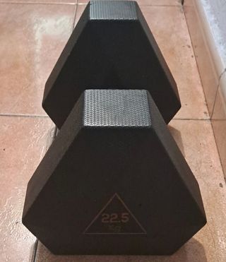 1 MANCUERNA DE 22.5KG DE CAUCHO