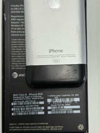 iPhone 2G 8GB A1203 Prima Generazione