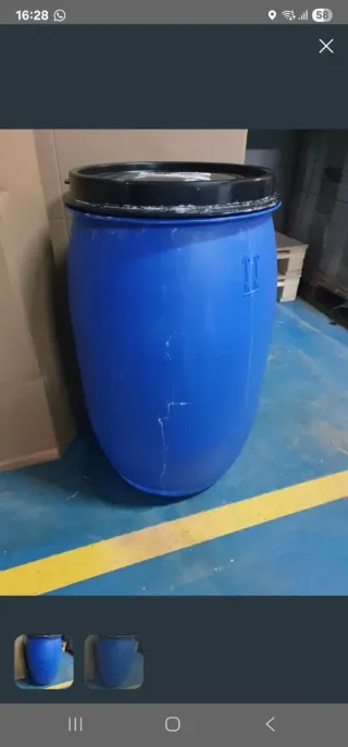 Bidón azul. No se hacen envios.