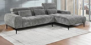 Sofá modular gris 3 plazas